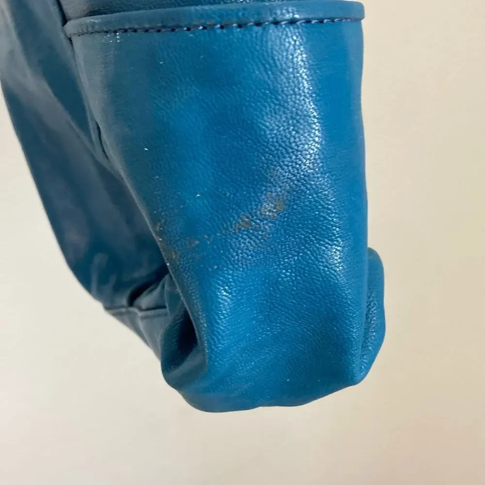 Michael Michael Kors Teal Blue Leather Bag